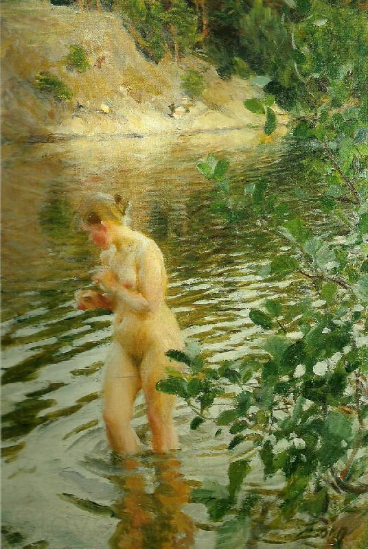 Anders Zorn frileuse France oil painting art